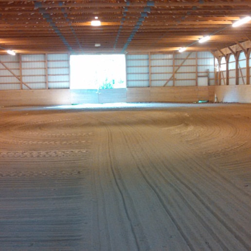 Lighted 140' x 70' indoor ring